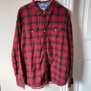 True Grit Flannel Button Down